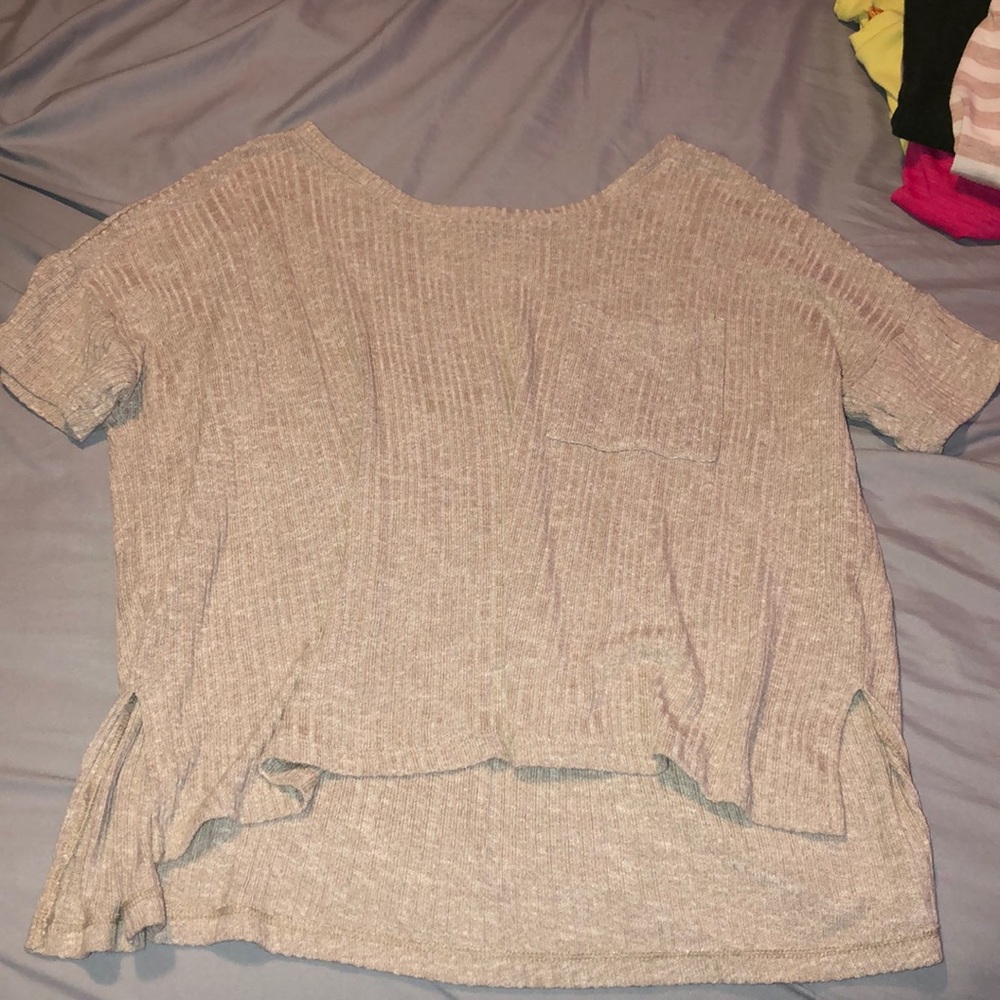 AEO Ribbed T-Shirt - Picture 2 of 6